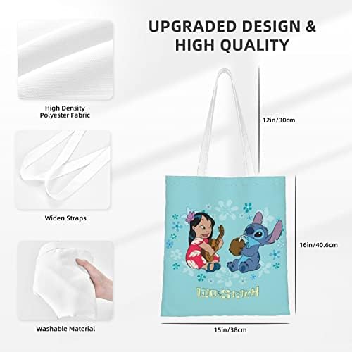 Tawvnuh fofo de desenho animado bolsa para mulheres design de anime saco cosmético bolsa de maquiagem bolsa de ombro compras