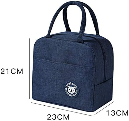 Lancheira lancheira para homens homens, bolsa portátil de bento, sacola de almoço isolável reutilizável, estojo de bolsas de alimentos para sacos de resfriador térmico à prova de vazamentos, piquenique de alta capacidade para o trabalho de trabalho