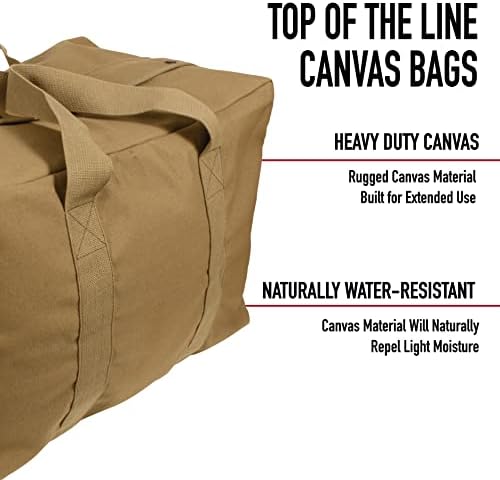 Rothco Canvas de pára -quedas Bolsa de carga extra grande 75L