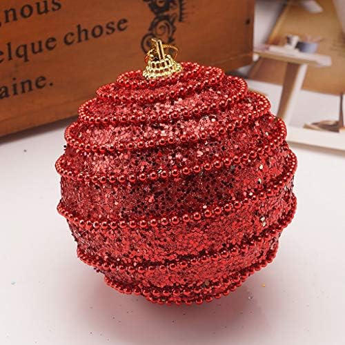 Garland Holder for Stairs Xmas Tree Ornament Glitter Ball Baubles Rhinestone Decoration 8cm Decoração de Natal Hangs Crystals