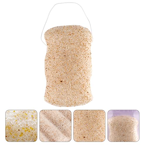 FOMIYES 3PCS Tool Body Body Puff Cosmético Esfoliação Esfoliação Esfoliação Padra de lavagem e banho de limpeza bege Homens adoráveis ​​para o SPA SPA SHOUS DRISE Esfoliador Natural Sponge Mulher Madure Mulheres esponjas