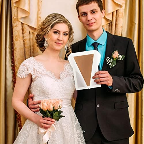 Jaqueta translúcida de casca de velamento de casamentos de casamento 10,63 x 7,09 polegadas capa de convite de convite para convites