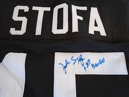 John Stofa assinou o estilo dos anos 1970 Bengals Jersey -JSA autenticado
