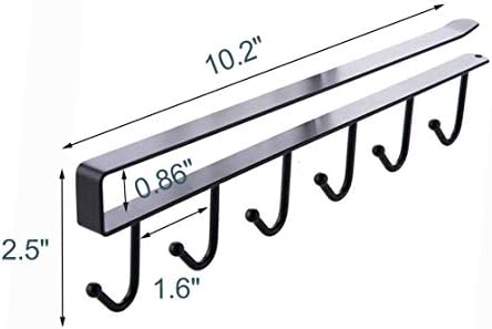 Suporte de caneca, porta-xícara de café, gancho de armazenamento de utensílios de cozinha, gancho de armazenamento de gabinete, ganchos