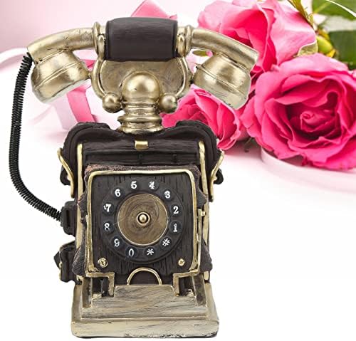 Decoração do modelo de telefone Vingvo, modelo de telefone vintage delicado elegante suave para o quarto para o café