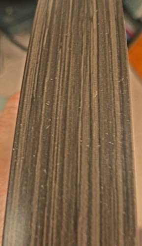 WENGE Strand Formica 6306 PVC EdgeBanding 15/16 x 120 polegada sem adesivo 1mm