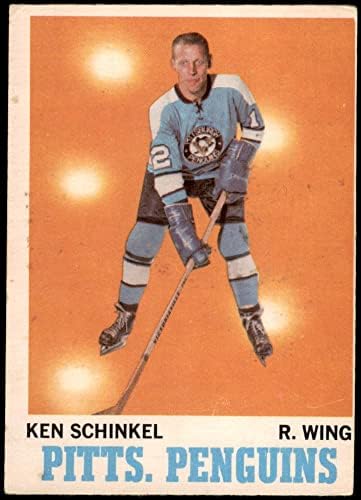 1970 O-Pee-Chee # 92 Ken Schinkel Pittsburgh Penguins VG Penguins