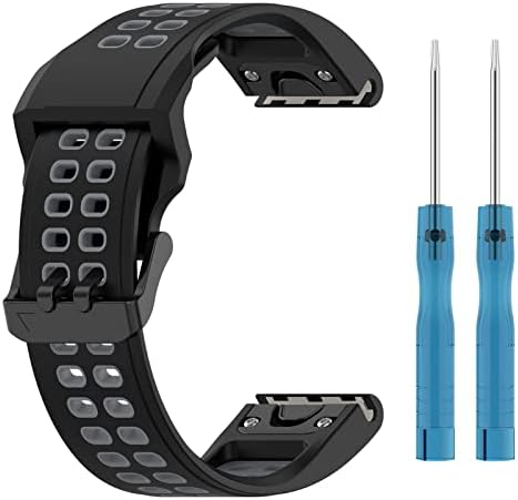 Motong para Garmin Instinct 2 Banda de substituição com ajuste rápido - 22mm de pulseira de pulseira de silicone de 22 mm para Garmin Instinct 2 / fenix 7 / abordagem S62 / Fenix ​​6/6 Pro