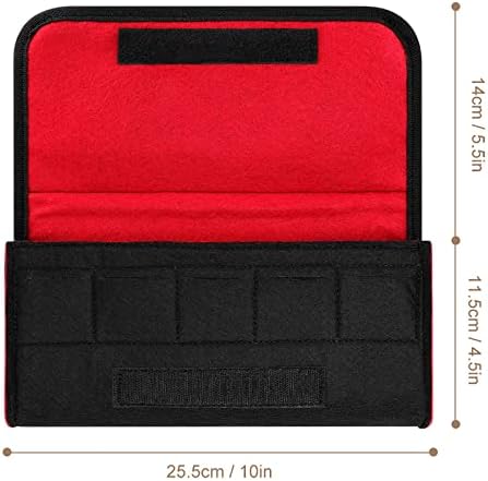 Caixa de transporte para os olhos do esmalte Pin para troca de saco de armazenamento de console de jogo portátil com slot de cartão
