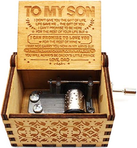 caixa de música ukebobo wooden- você é minha caixa de música do sol, de pai a filho, presentes para crianças - 1 conjunto