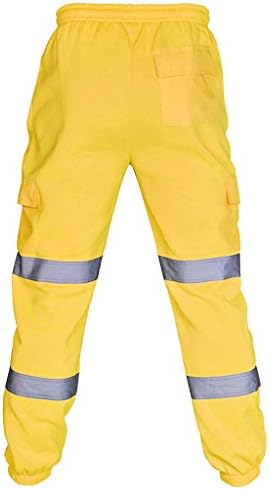 Xueton Mens Road Trabalho Pant Alta Visibilidade Macacões com Calças Refletivas