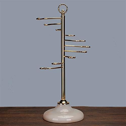 STEMware Storage Rack girar modelagem elegante 10 gancho prateado cromado tom metal vinhos de vinhos de vidro de champanhe pendurado penduramento de vinhos de vidro portador