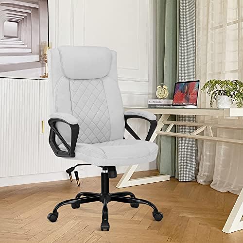 Cadeira de escritório misolante, cadeira de mesa executiva, cadeira de couro PU, cadeira de computador confortável, cadeira executiva