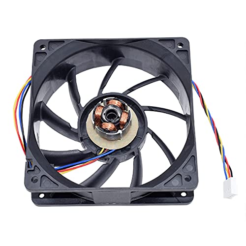 6pcs Novo SG121238BS DC 12V 2.1A S7 S9 T9 L3 BTC ETH MINERA VIOLENCE FAN 120/120/38MM 5000RPM