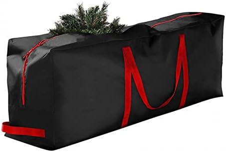 48in/69in Recipientes longos de armazenamento, caixa de Natal Bolsas de armazenamento de árvore de Natal Bolsa de árvore