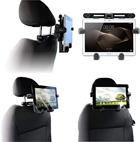 A apoio de cabeça portátil da Navitech no carro compatível com o Smile Alldocube Smile x 10 comprimido