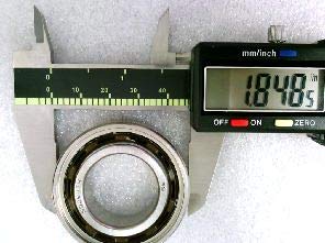 Roda de gole de rodízio de 1,5 polegada VXB, 65 libras de carga de aço inoxidável Pu fixo Placa superior Qualidade: Forte, montagem