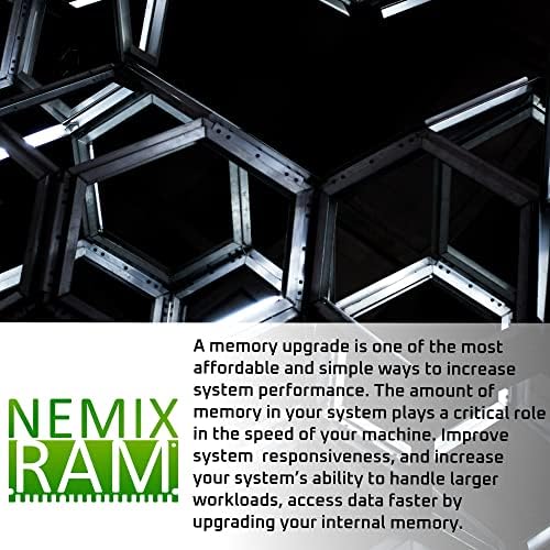 NEMIX RAM 192GB 6X32GB DDR4-2933 PC4-23400 2RX4 ECC Registrado Memória do servidor por Nemix Ram