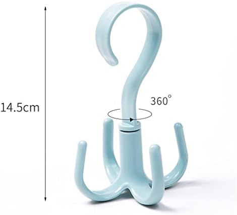 Eyhlkm 360 graus multifuncional gancho rotativo gancho de plástico criativo de quatro garras