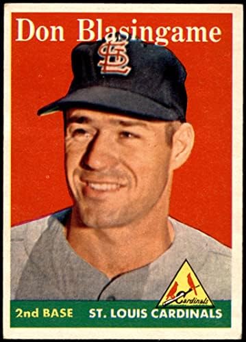 1958 Topps # 199 Don Blasingame St. Louis Cardinals Ex Cardinals