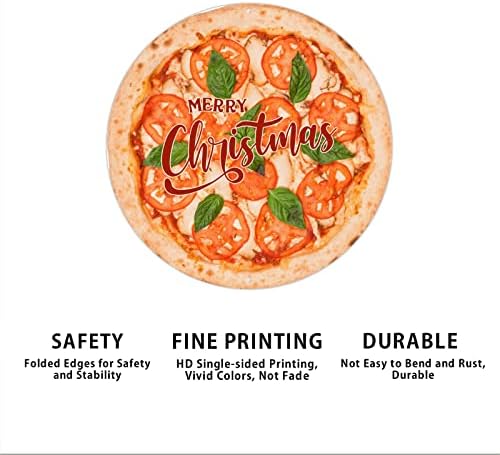 Kale Truffle Pizza Metal Sign Realistic Food Welcome Porta sinal de metal de Natal Placas de parede de parede de parede