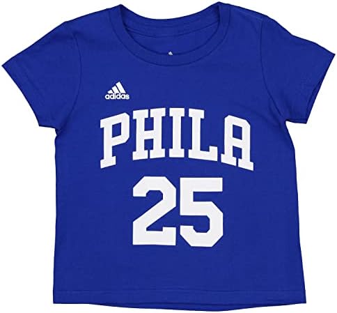 Adidas Philadelphia 76ers Ben Simmons #25 NBA Crianças de jogo Time de jogo, azul