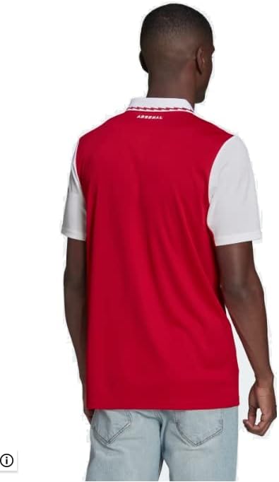 Arsenal de futebol masculino da Adidas 22/23 camisa doméstica