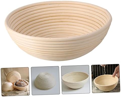 Happyyami 1pc cesto tecido cestas recipientes de alimentos cestas de pão tigela tigela de pão tigela tigela de comida à prova