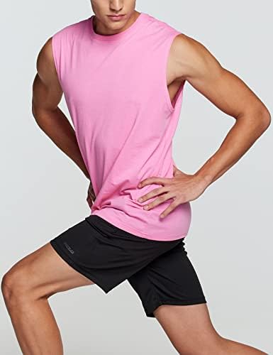 Tsla 1 ou 3 pacote de pacote de tanques de corrida sem mangas masculinas, camisas musculares atléticas performáticas, tampas de ginástica de exercícios de exercícios a seco