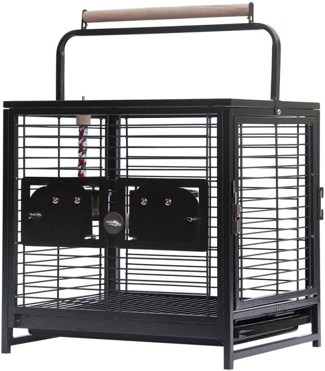 MJWDP Metal Bird Cage Pet Gage Portable Pet Display Cage Wire Cage Acessórios para animais de estimação