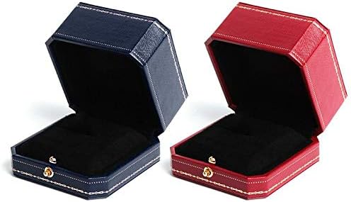 Seewood AG205 Design vintage Caixa de anel de luxo de luxo suporte de noivado perfeita caixas de presente de casamento