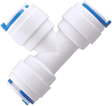 DGZZI 1set 12-pacote de osmose reversa aquário de acessórios rápidos com clipes de bloqueio 3/8 OD RO ROM Filtro de água conectores plásticos de tubo