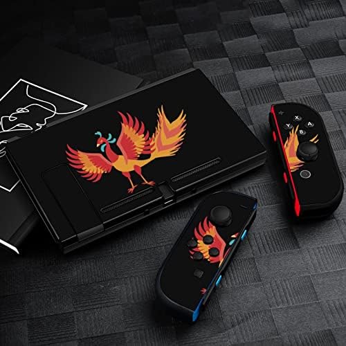 Adesivos de decalque de phoenix de incêndio cobrem placa face protetora da pele para nintendo switch