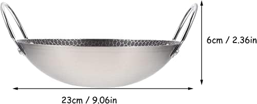 Pan wok de aço inoxidável rakute com frigideira dupla com tampa de aço inoxidável panela para ramen alimentos panelas wok