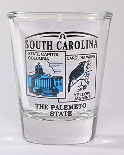 Cenário estadual da Carolina do Sul Blue New Shot Glass
