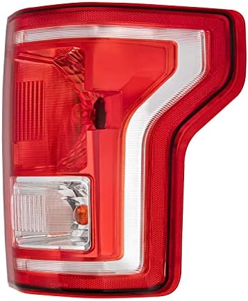 Conjunto da luz traseira do JSBOYAT [tipo de halogênio] Substituição para 15-17 Ford F150 Lante traseira de lente transparente e vermelha