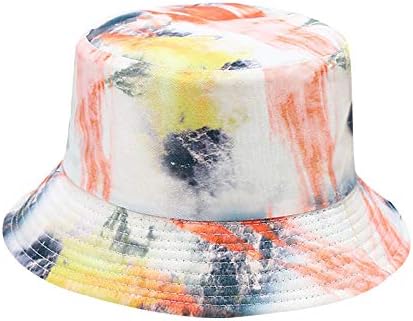 Basin Hat Hat Bucket Fisherman Visor ao ar livre Chapeira Hat de moda feminina Impressão de lapidação de sol ao ar livre Capinho
