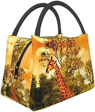 Evealyn Wild Giraffe Lunhante Impresso Bolsa de Lunhante
