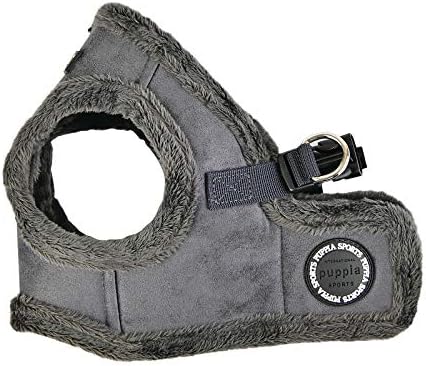 Puppia Terry Vest Dog Arnês Pesquisador de inverno Quente No Choke No Pull Training Walking para um cachorro pequeno e médio,