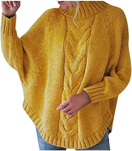 Blusa de suéteres femininos de moda Soild Blusa Soild Sweater de malha de malha de malha de malha de malha