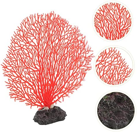 Plantas de parede de coral simuladas da popetpop decoração plantas artificiais artificiais