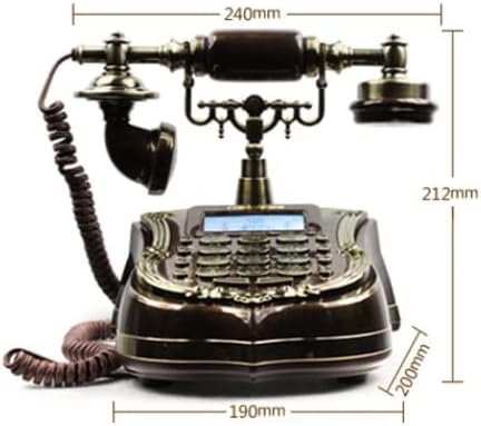 Id de chamadas Houkai Telefones com cordão antigo, BULT BOTLO BOTLO RETRO FILE FILE, SISTEMA DO HANDSFREE, FSK/DTMF