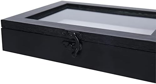 7x9 Shadow Box Frame, Small Shadow Box 5x7 Tamanho da tela com vidro, abertura frontal Caixas de sombra exibem caixas