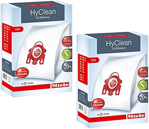 MIELE HYCLEAN 3D Eficiência Poeira, tipo FJM, 8 sacos e 4 filtros, vermelho