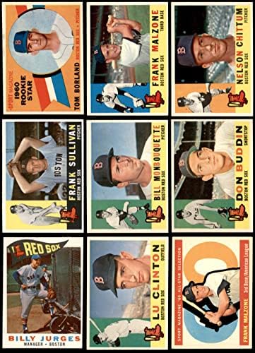 1960 Topps Boston Red Sox Team Set Boston Red Sox NM Red Sox