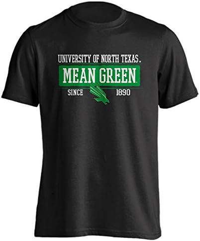 North Texas Mean Green Bar Mascote estabeleceu camiseta de manga curta
