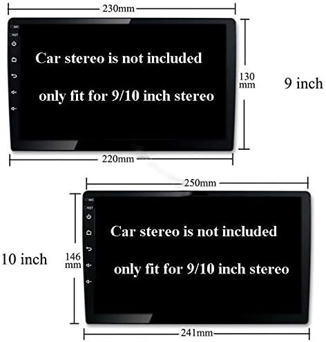 Quadro de rádio de carros de 10,1 polegadas para Mitsubishi Outlander 2014-2019 DVD GPS Navi Player Painel Dash Kit