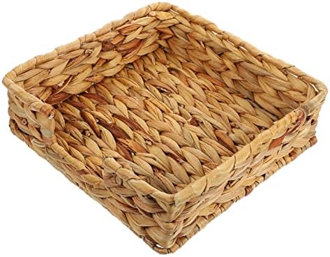 Jardim de pão 5pcs Sundos de pão que serve cesta de vime palha de palha decorativa de margem de erva -marítima Rattan titular