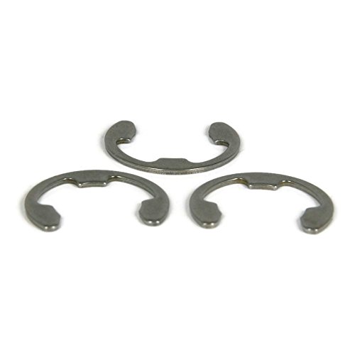 Anéis de retenção de aço inoxidável e anéis de retenção E-25sss 1/4 qty 250