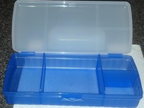 Almoço tupperware n coisas de contêiner refeição organizadora control blue blue